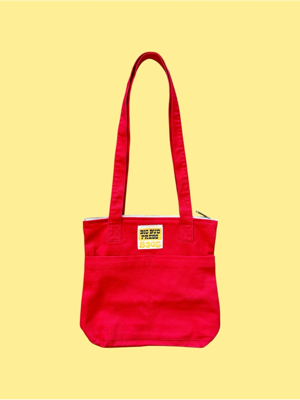 Big Bud Press Mustang Red Over Shoulder Zip Mini Tote